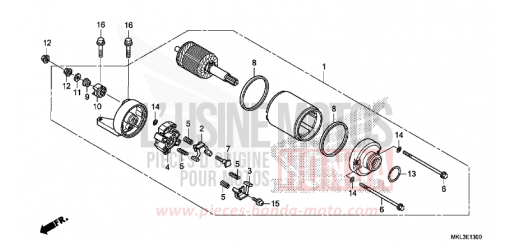 MOTORINO DI AVVIAMENTO NC750XDK di 2019